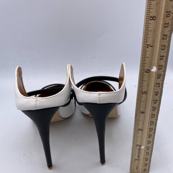 FSJ Mules Pointed Toe Heels Mary Jane Sandals Shoe - Picture 6 of 10